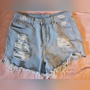 Shein denim shorts
